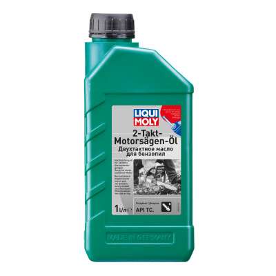 Минеральное моторное масло для 2-тактных бензопил и газонокосилок Liqui Moly 2-Takt-Motorsagen-Oil 1л